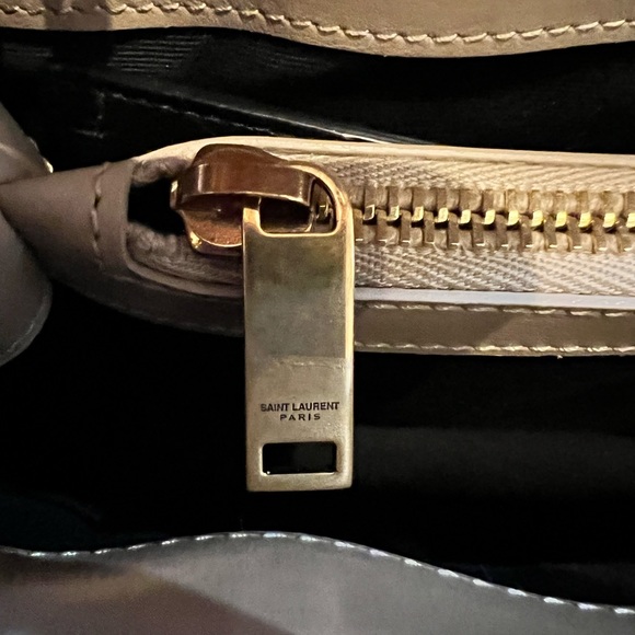 SOLD- Saint Laurent Small Loulou Dark Beige - Picture 11 of 15